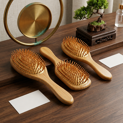 Bamboo Hair Brush Wooden