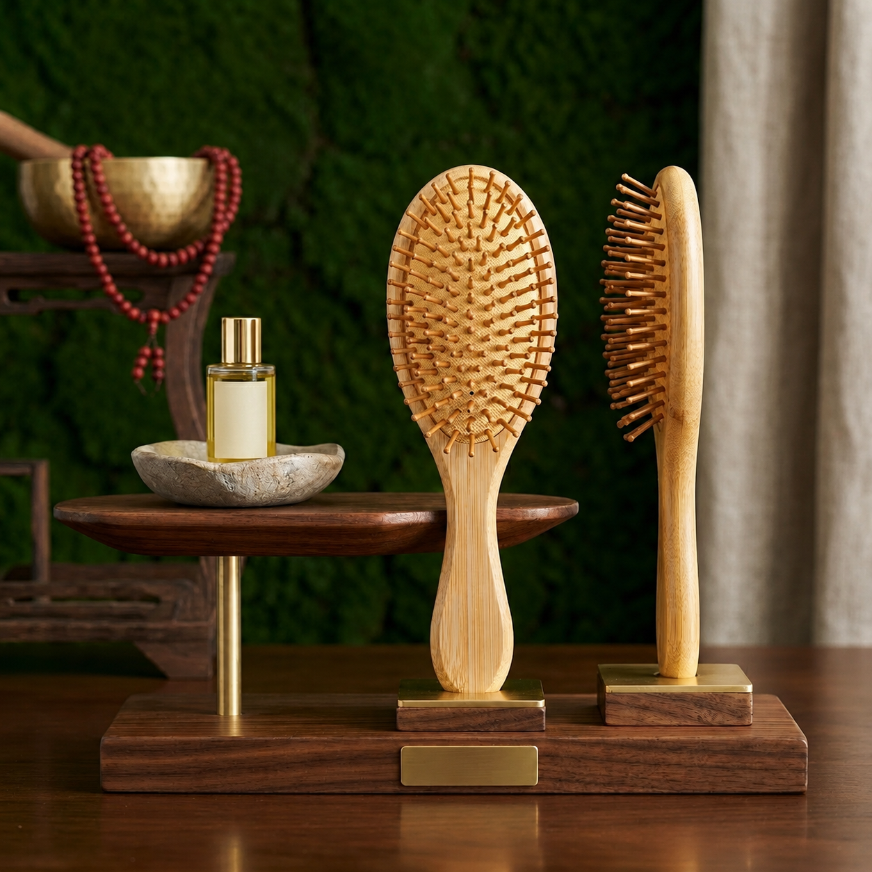 Bamboo Hair Brush Wooden